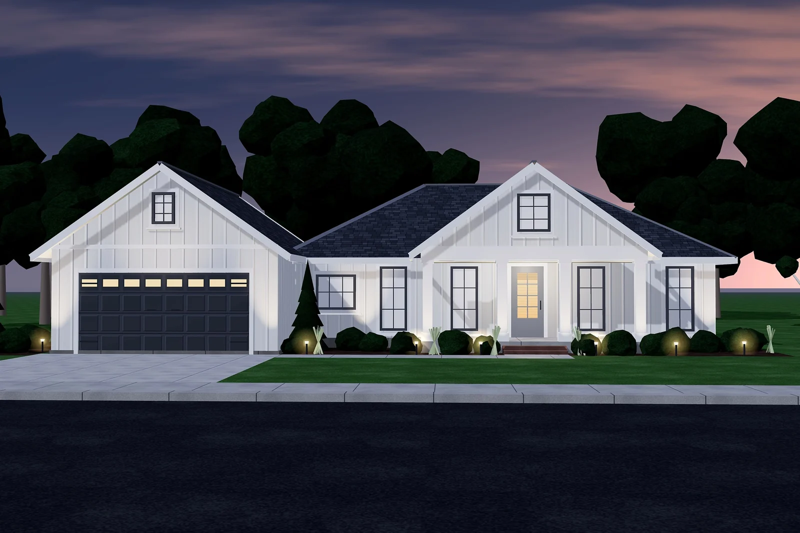 Image from the “Farmhouse-style family home” project