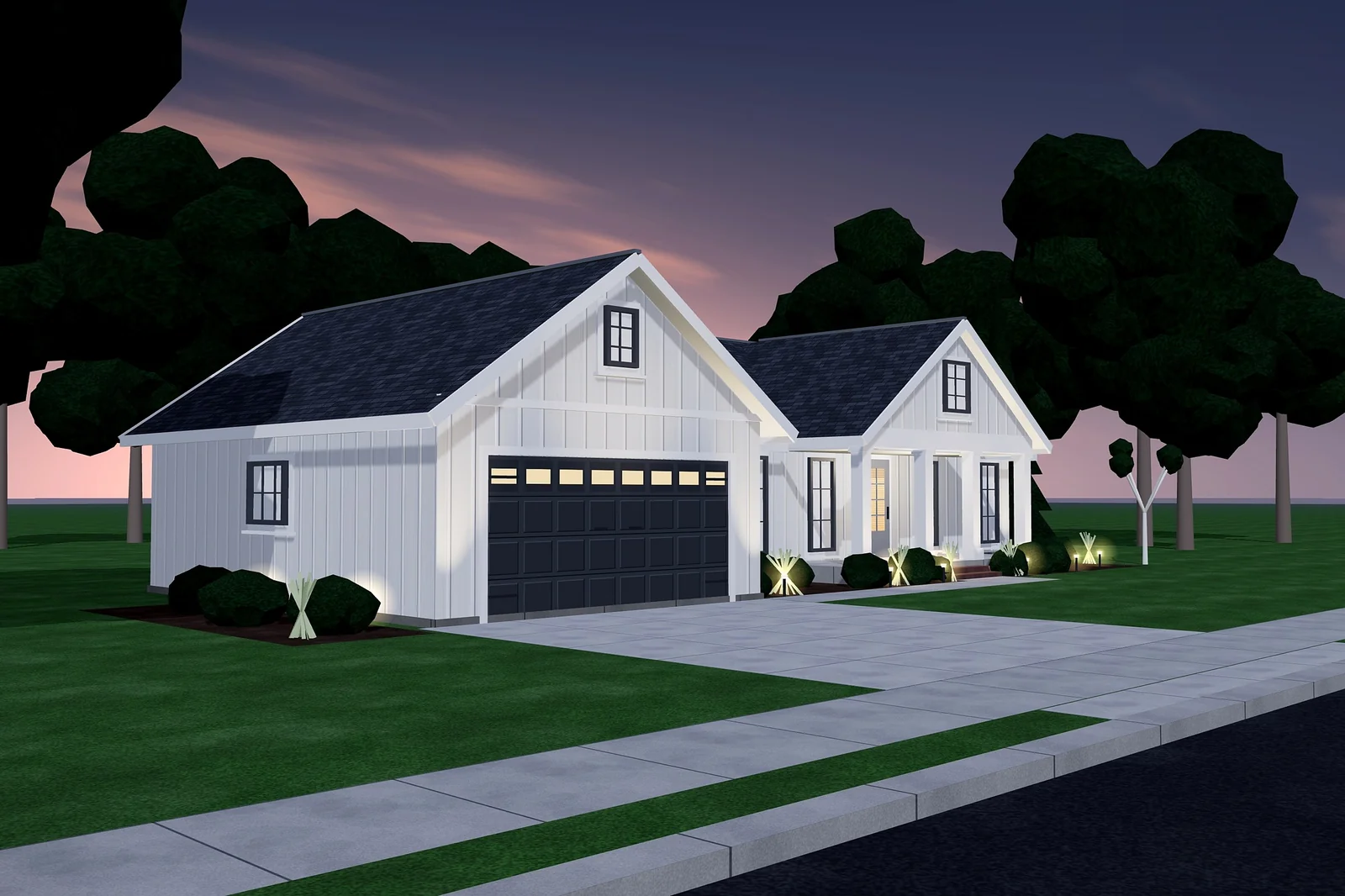 Image from the “Farmhouse-style family home” project