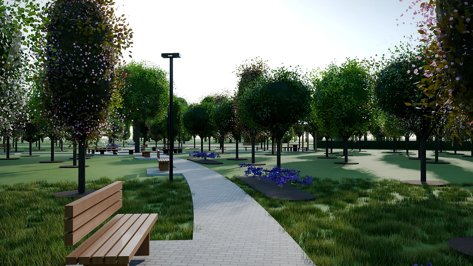 Image from the project “Public park with sports area”