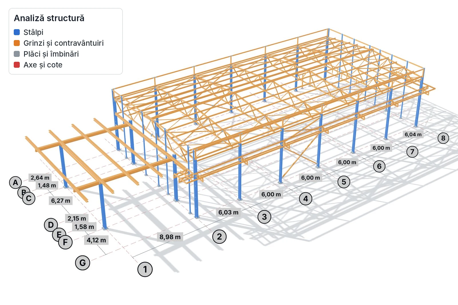 Imagine din proiectul „Restaurant cu structură metalică”