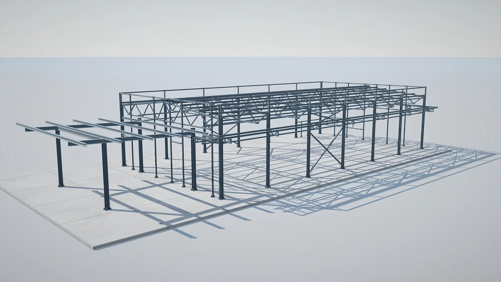 Imagine din proiectul „Restaurant cu structură metalică”