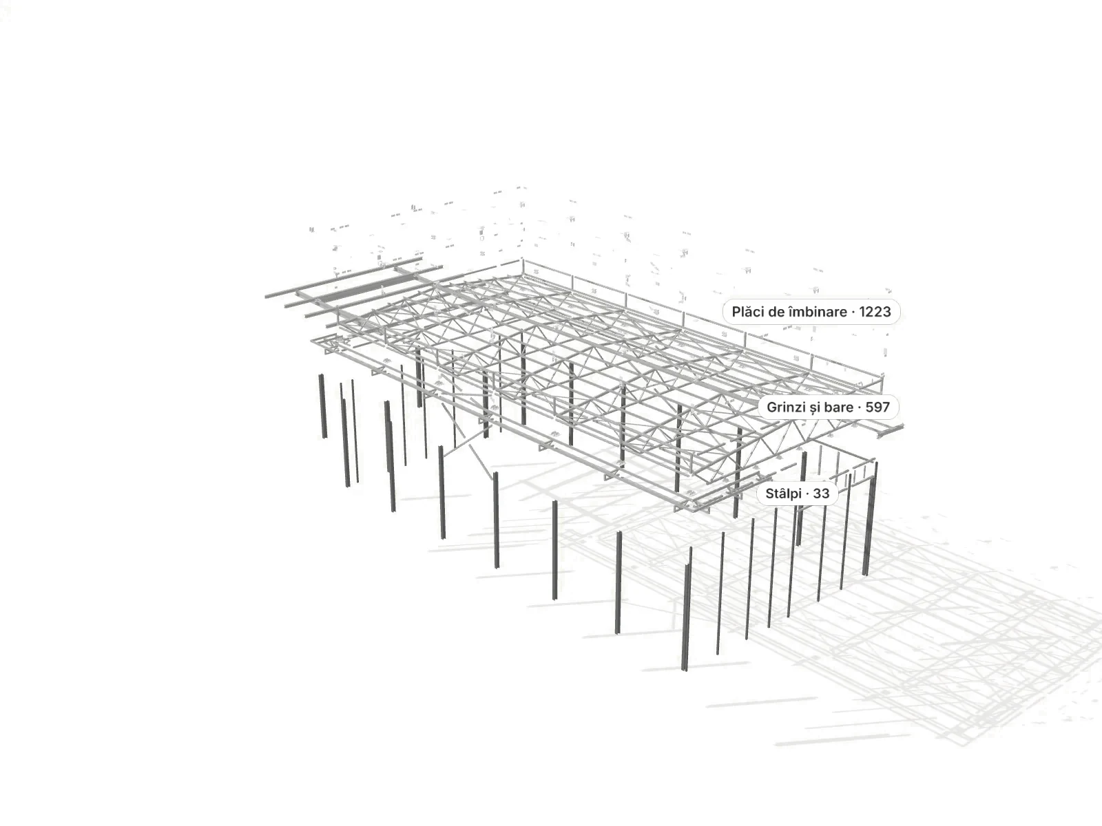 Restaurant cu structură metalică: componente